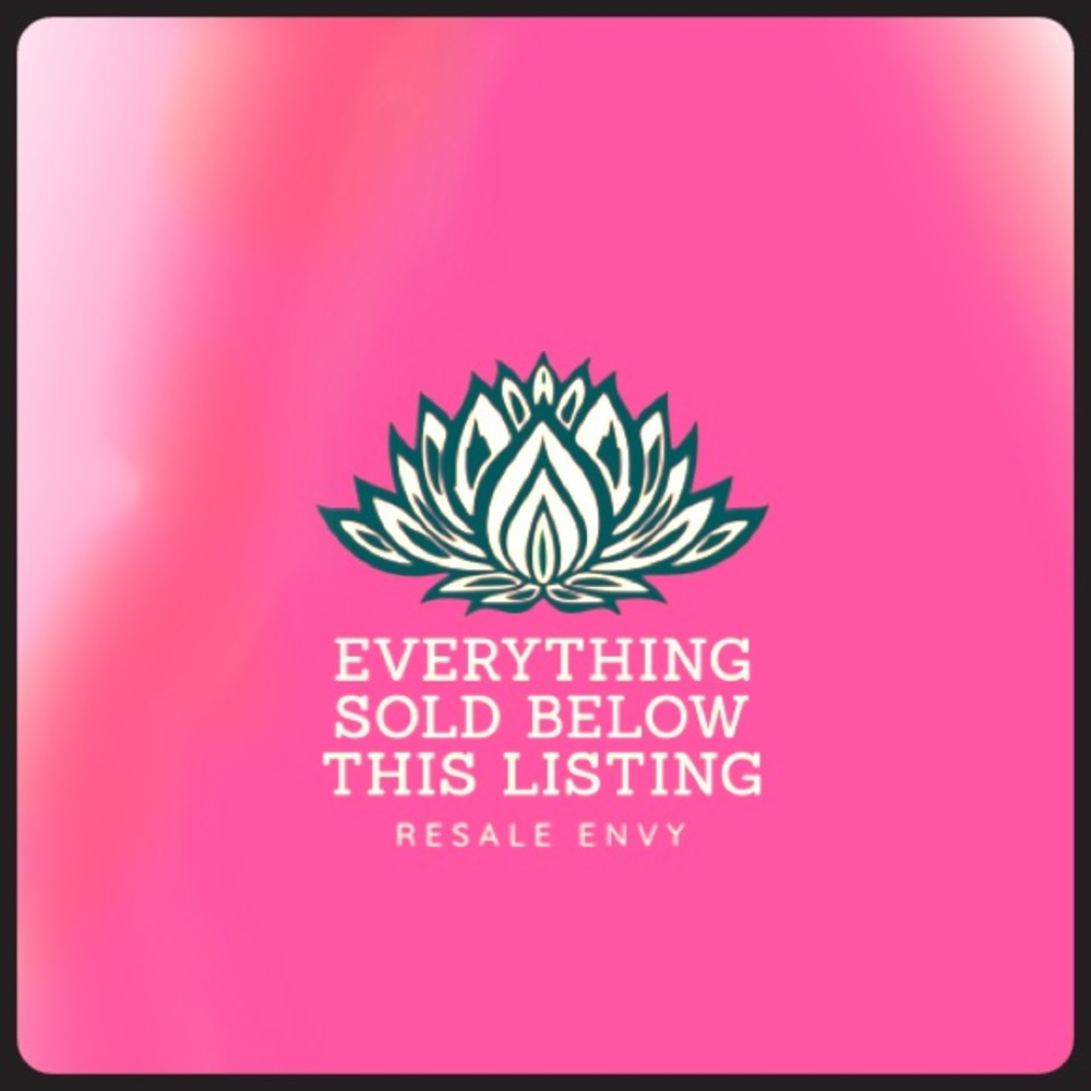 Everything sold below this listing